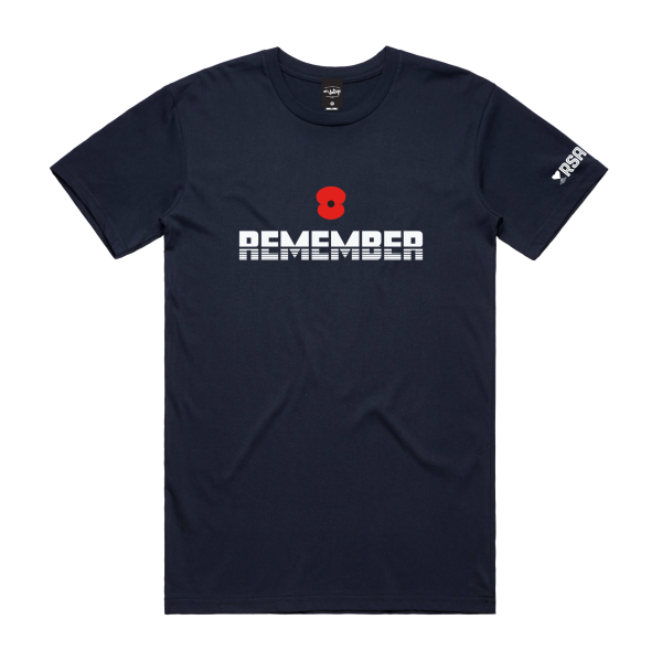 RSA Remember Men’s T-Shirt Navy